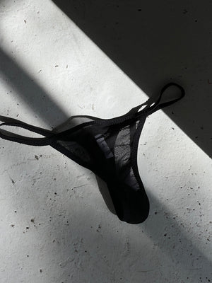 Essential String Bikini (Black) – Kye Intimates – Kye Intimates