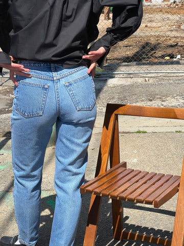 Vintage High Rise Tapered Jeans