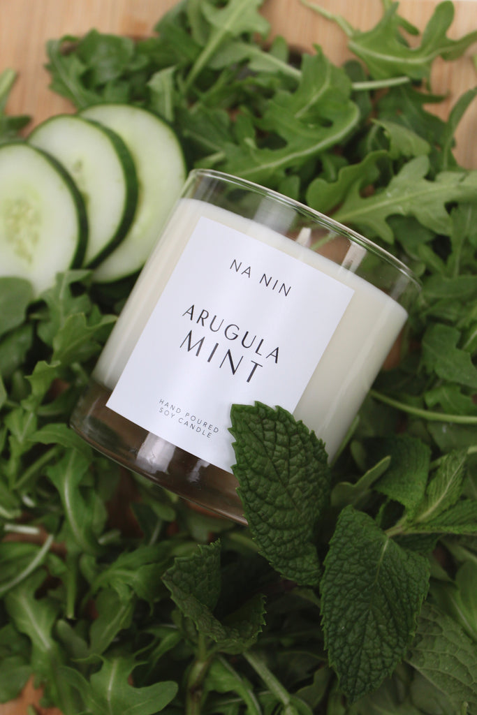 Arugula Mint Candle / Available in 5oz & 8oz NA NIN