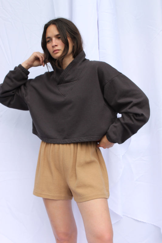 Raven Cropped Pullover