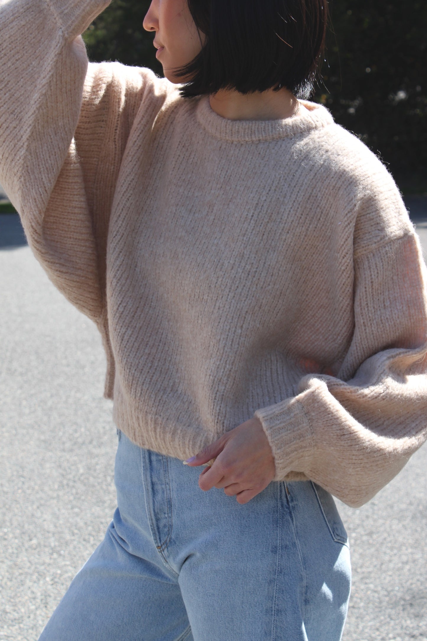 Balloon Sleeve Sweater