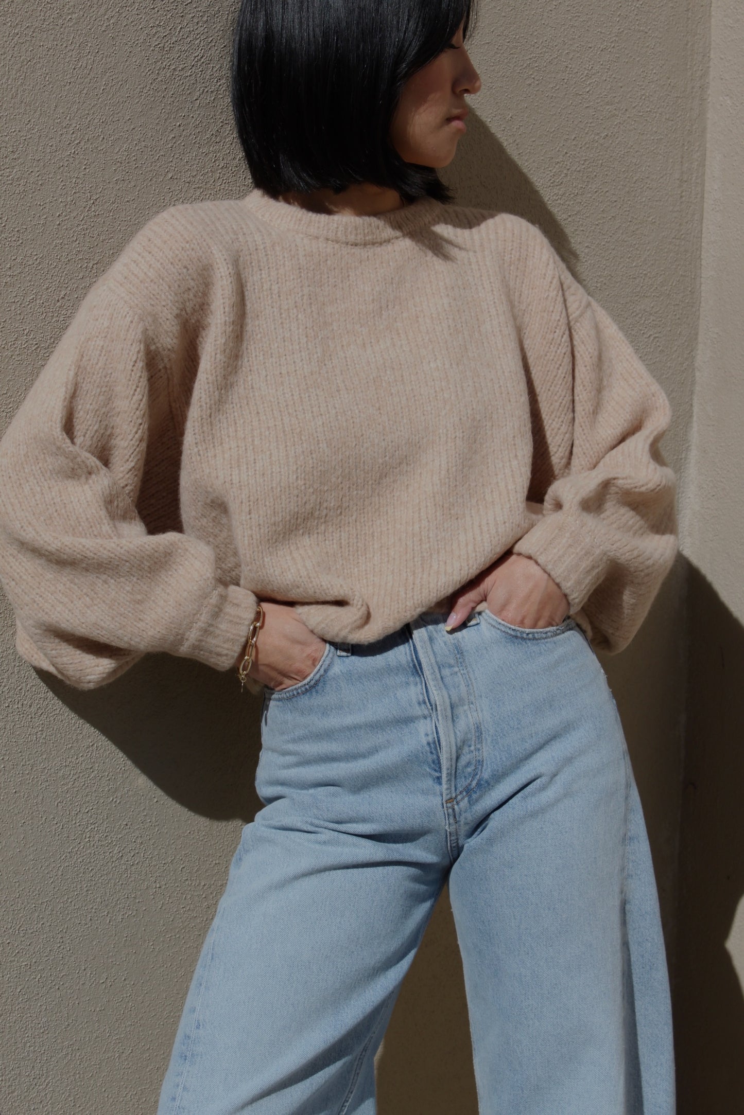 Balloon Sleeve Sweater