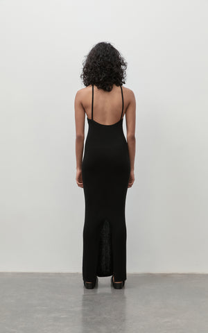 St. Agni Knit Halter Dress / Available in Black