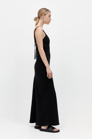 St. Agni Ring Detail Maxi Dress / Available in Black