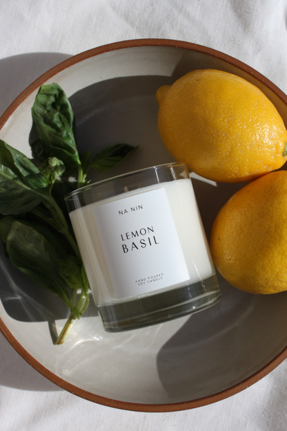 Lemon Basil Candle / Available in 5oz & 8oz