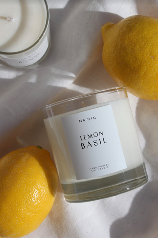 Lemon Basil Candle / Available in 5oz & 8oz