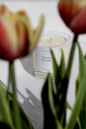 Case of 6 x Fresh Tulip Candle / Available in Multiple Sizes