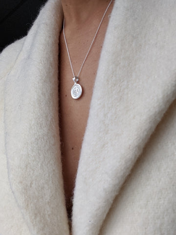 Na Nin Midi Coin Necklace / Available in Sterling Silver