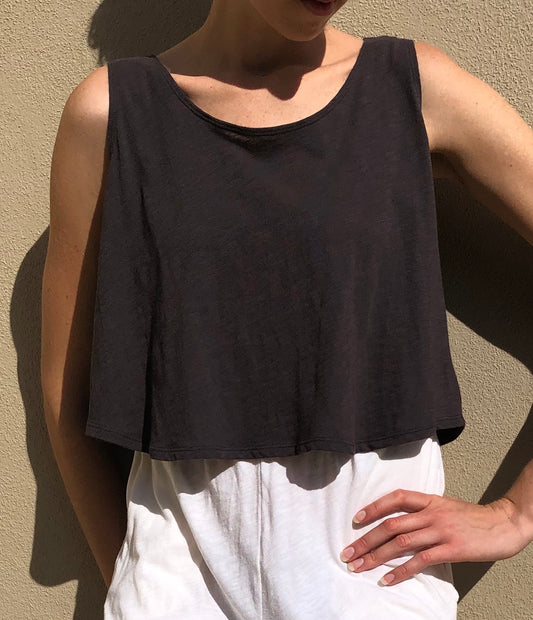 Marni Cotton Jersey Cropped Tank