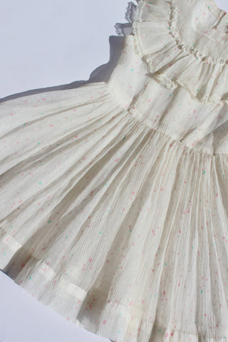 Vintage Mini Sheer Overlay Dress