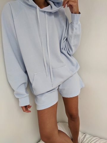 Na Nin Spring/Summer Boscoe Cotton Hoodie / Available in Lilac, Petal, Pool