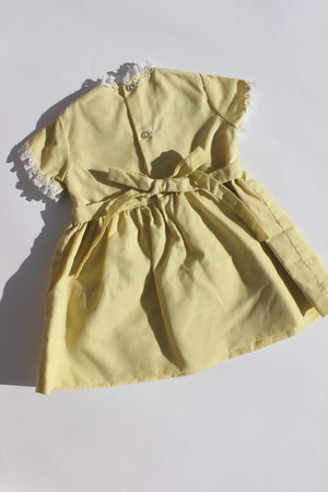 Vintage Mini Ruched Daisy Dress