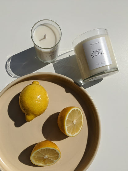 Lemon Basil Candle / Available in 5oz & 8oz