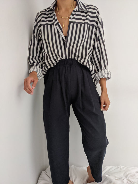 Lena Raw Silk Pant