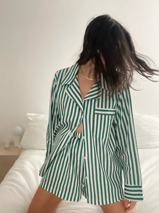 Tilly Striped Poplin Top