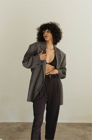 Na Nin Townes Trouser in Vintage Wash Modal / Available in Coconut & Smoke