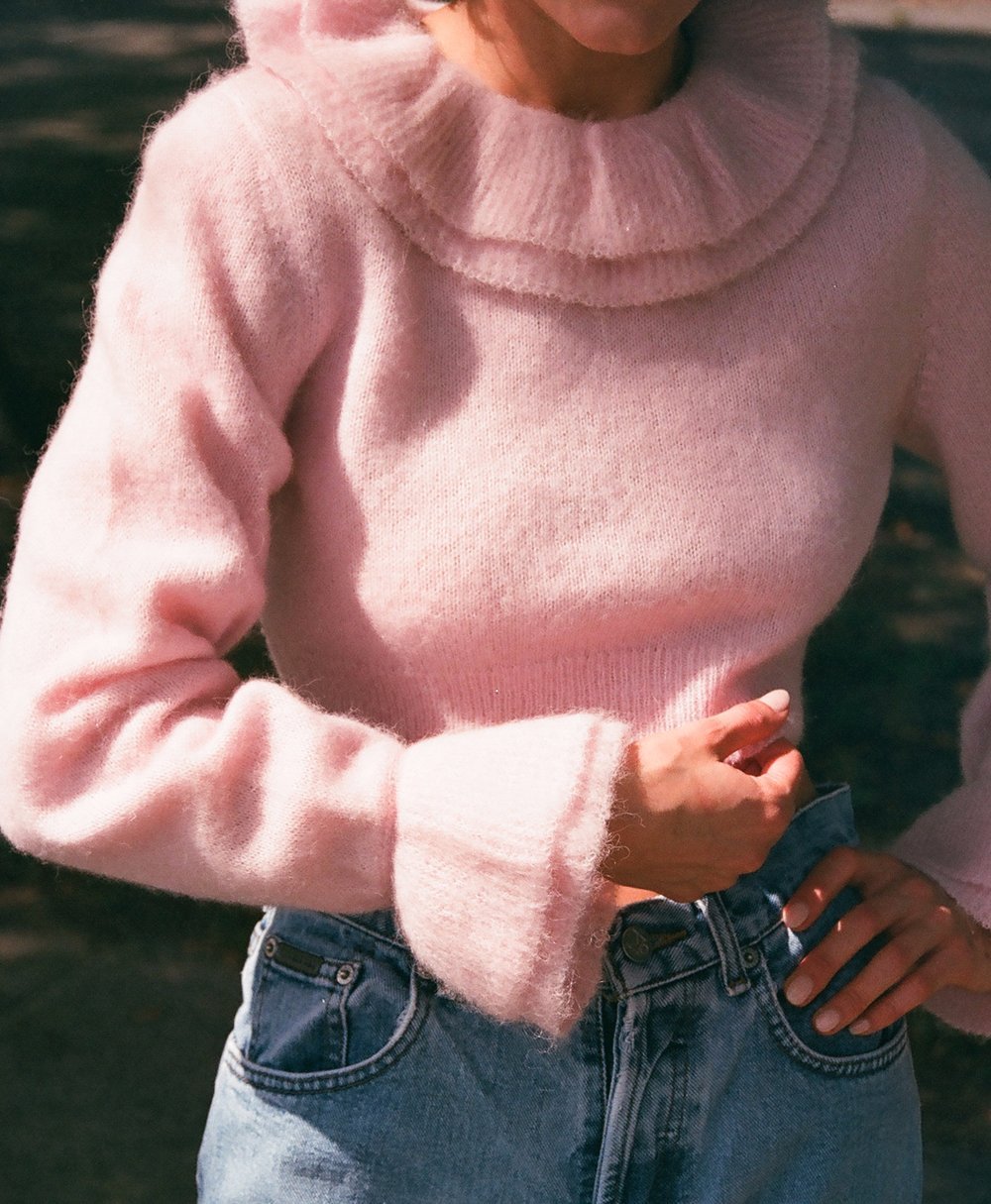 Lucia Zolea Lille Sweater / Available in Blush