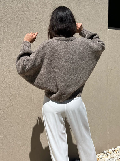 Balloon Sleeve Sweater
