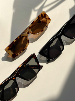 Beyond Stranger Studio The Marley Sunglasses / Available in Black and Cream Tort
