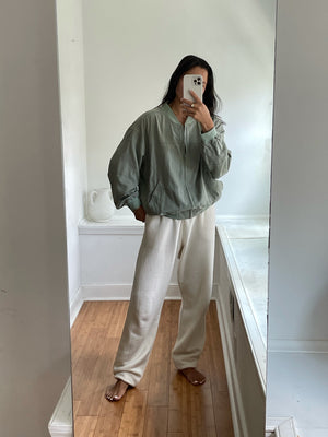 Na Nin Franklin Cotton Modal Sweatpant / Available in Cream, Faded Black, Sage