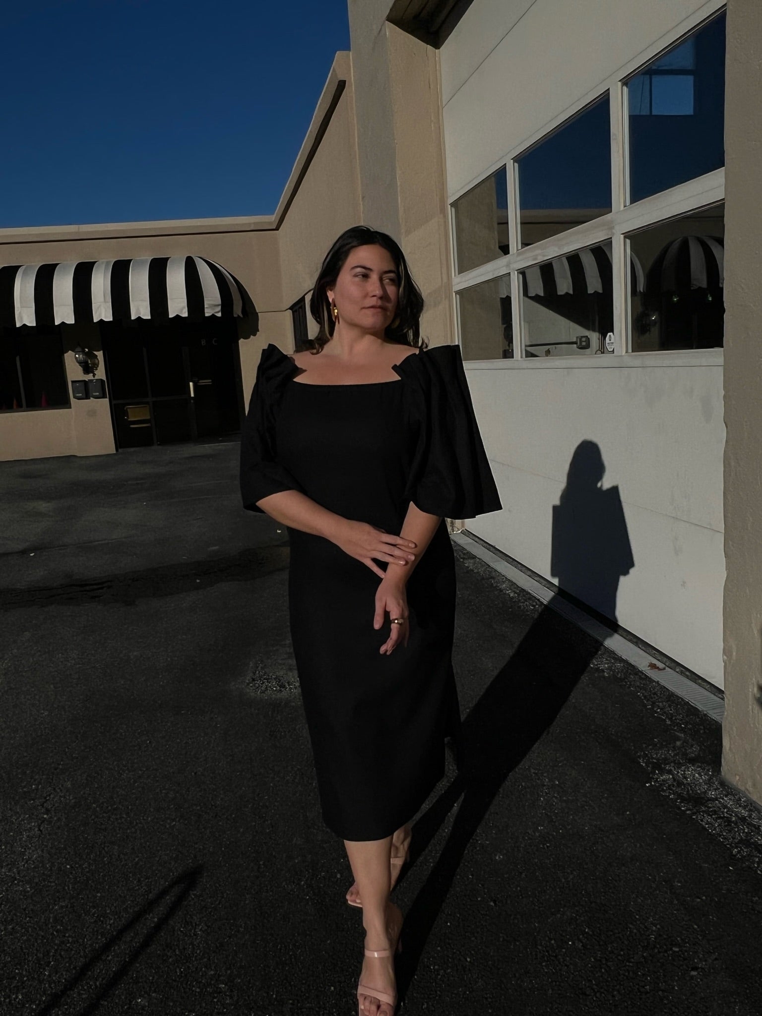 black canvas dress Canvas dress