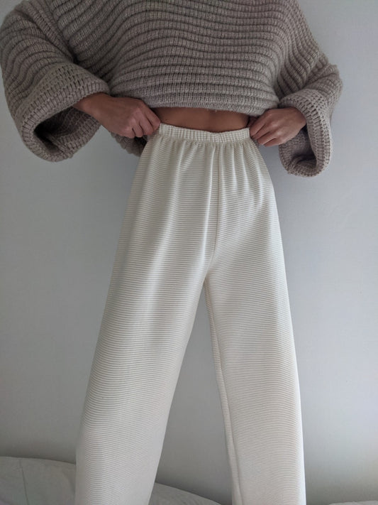 Patricia Rippled Cotton Pant