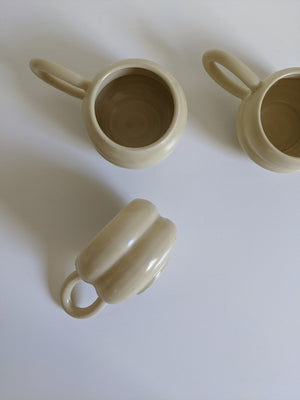 Emily Wicks Short Curve Mug / Available in Sand