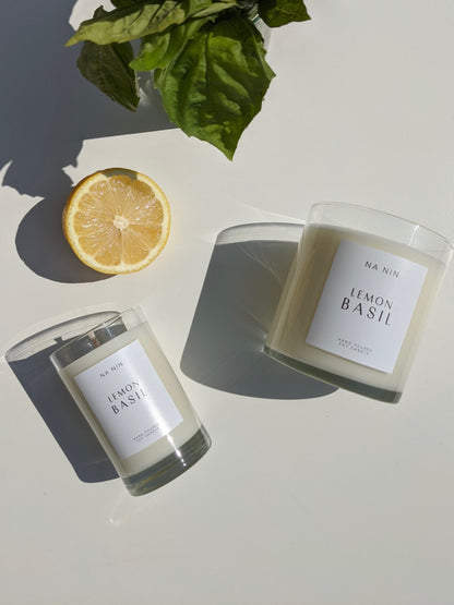 Lemon Basil Candle / Available in 5oz & 8oz