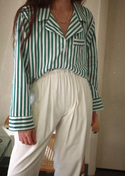 Tilly Striped Poplin Top