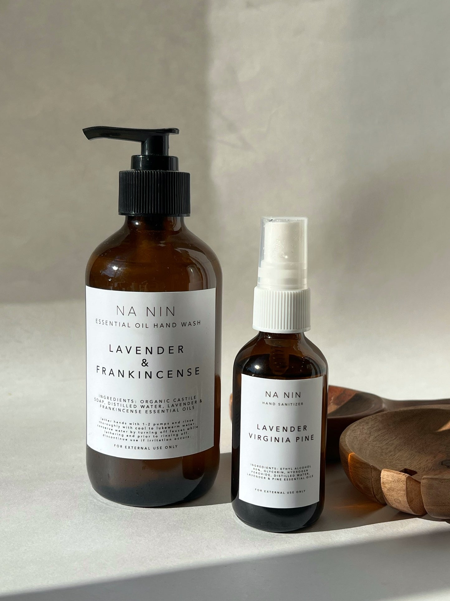 Essential Oil Hand Wash & Hand Sanitizer Set