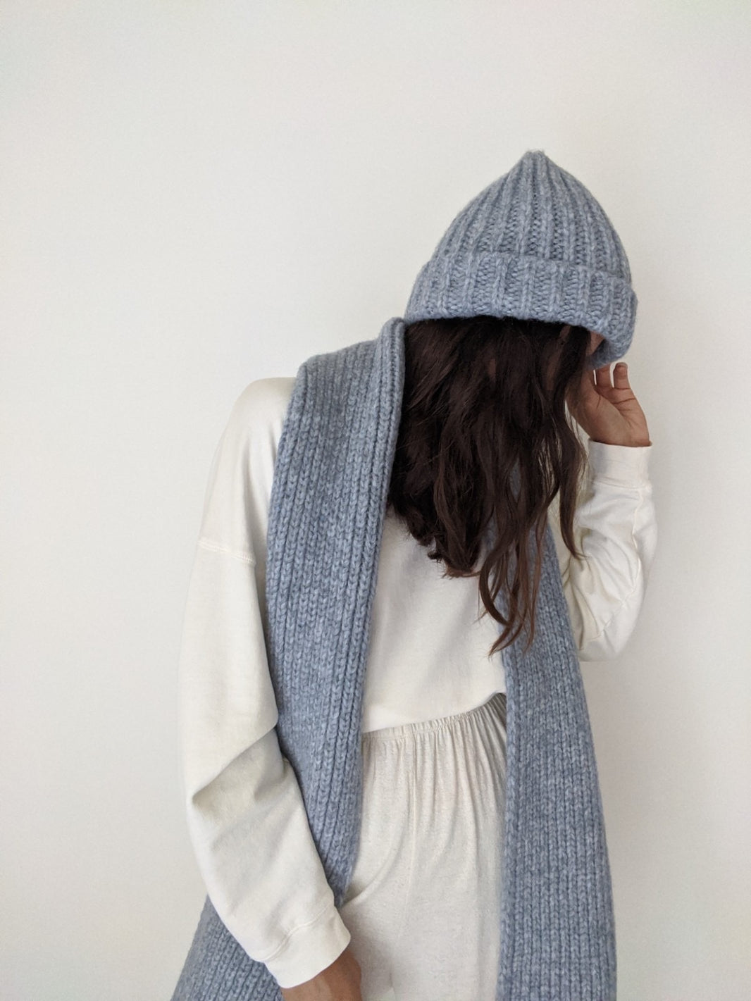 CeCe Knitted Alpaca Scarf | Emerald