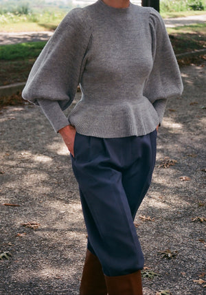 Lucia Zolea Claudine Sweater / Available in Cream and Dove
