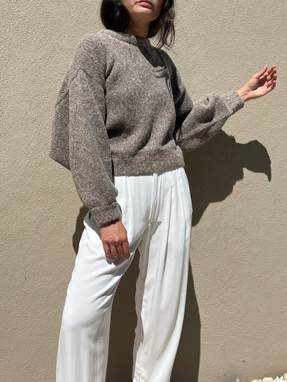 Balloon Sleeve Sweater